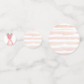 Woodland Bear Cub Babydusche Konfetti (Rückseiten)