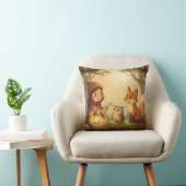 Woodland Bedtime Story Nursery Throw Pillow Kissen (Stuhl )