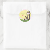 Woodland Birthday Favor Sticker (Tasche)