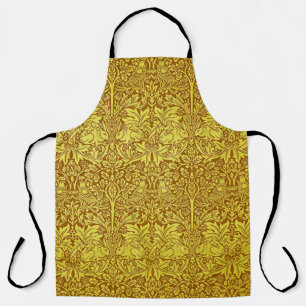 Woodland Blätter Gold Rabbit William Morris Muste Schürze