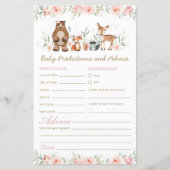 Woodland Blush Bloral Baby Vorhersagen und Ratschl (Vorderseite)