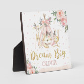 Woodland Blush Blumenstrauß Boho Dream Big Plaza Fotoplatte (Vorderseite)