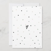 Woodland Boho Moderne neutrale Babydusche Einladung (Rückseite)