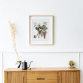 Woodland Botanical – Pine Cone and Berry  Poster