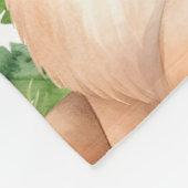 Woodland Boy Baby Dusche Milestone Fleecedecke (Ecke)