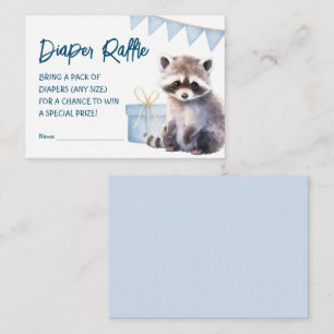 Woodland Boy Babydusche Windelwanne Begleitkarte