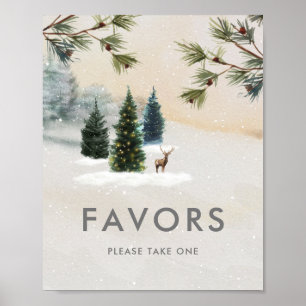 Woodland Brautparty Favoriten Plakatzeichen Poster