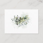 Woodland Bringen Sie ein Buch Babyduschkarte mit Platzkarte (Rückseite)