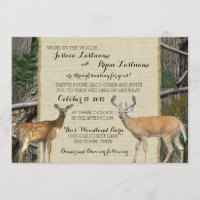 Woodland Buck and Doe Wedding