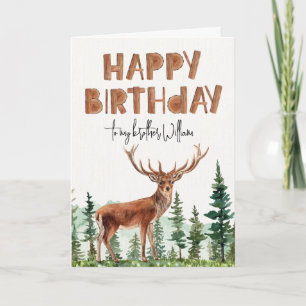 Woodland Buck Boys "Alles Gute zum Geburtstag"  Karte
