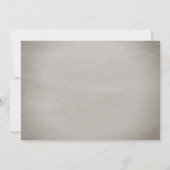 Woodland Bunny Baby Dusche | Brown Einladung (Rückseite)