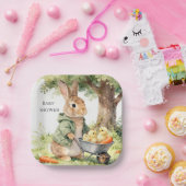 Woodland Bunny Baby Shower Pappteller (Party)