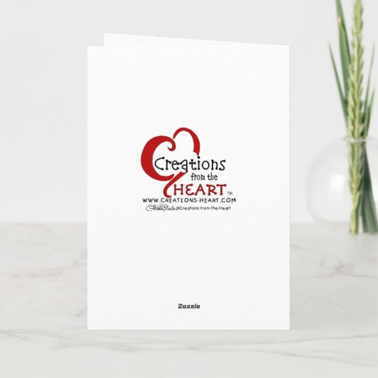 Woodland Bunny mit Acorn Karte (Rückseite)