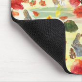 Woodland Bunny Rabbit Wasserfarbe Mousepad (Ecke)