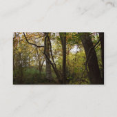 Woodland Business Card Visitenkarte (Rückseite)