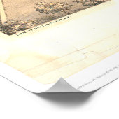 Woodland, CA. Panoramakarte (1874A) Poster (Ecke)