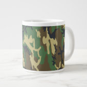 Woodland Camo Jumbo Coffee Mug Jumbo-Tasse (Vorderseite Rechts)