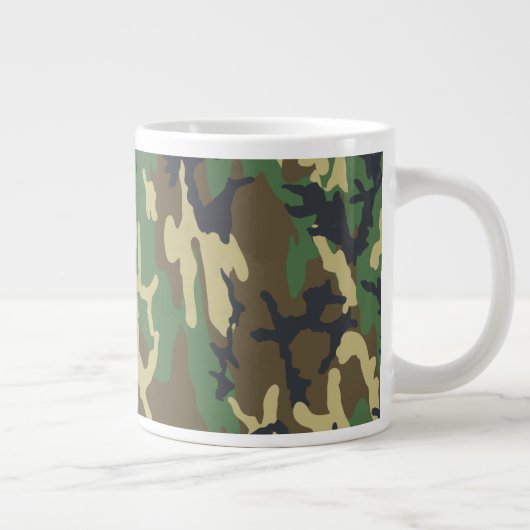 Woodland Camo Jumbo Coffee Mug Jumbo-Tasse (Rechts)