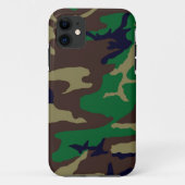Woodland Camouflage Apple Case-Mate iPhone Hülle (Rückseite)