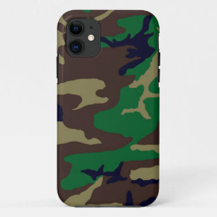 Woodland Camouflage Apple iPhone 11 Hülle