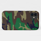 Woodland Camouflage Apple Case-Mate iPhone Hülle (Rückseite (Horizontal))