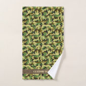 Woodland Camouflage Badhandtuch Set (Handtuch)
