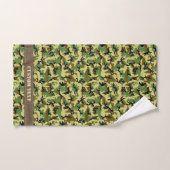 Woodland Camouflage Badhandtuch Set (Handtuch)