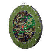 Woodland Camouflage Dart Board Dartscheibe (Vorderseite rechts)