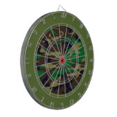 Woodland Camouflage Dart Board Dartscheibe (Vorderseite Links)