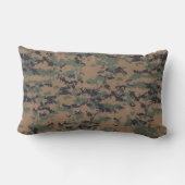 Woodland Camouflage (digital) Lendenkissen (Rückseite)