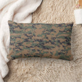 Woodland Camouflage (digital) Lendenkissen (Decke)