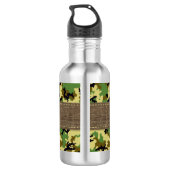 Woodland Camouflage Edelstahlflasche (Rückseite)