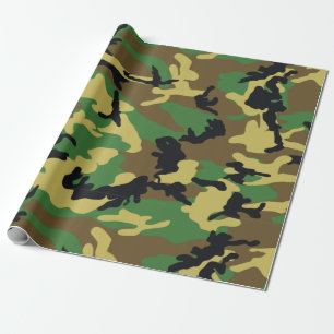 "WOODLAND-CAMOUFLAGE" GESCHENKPAPIER