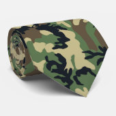 Woodland Camouflage Krawatte (Gerollt)