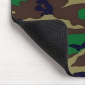 Woodland Camouflage Mousepad (Ecke)