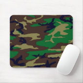 Woodland Camouflage Mousepad (Mit Mouse)
