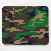 Woodland Camouflage Mousepad (Vorne)