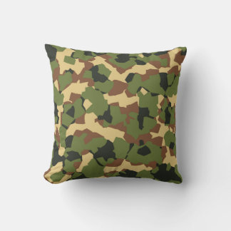 Woodland Camouflage Muster Kissen