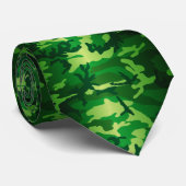 Woodland Camouflage Neck Tie Krawatte (Gerollt)