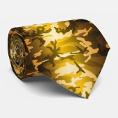 Woodland Camouflage Neck Tie Krawatte (Gerollt)