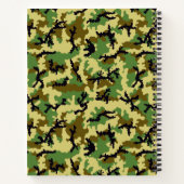 Woodland Camouflage Notizbuch (Rückseite)