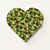 Woodland Camouflage Notizbuch (Rückseite)