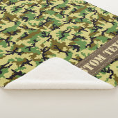 Woodland Camouflage Sherpadecke (3/4)