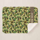 Woodland Camouflage Sherpadecke (Vorderseite (Horizontal))