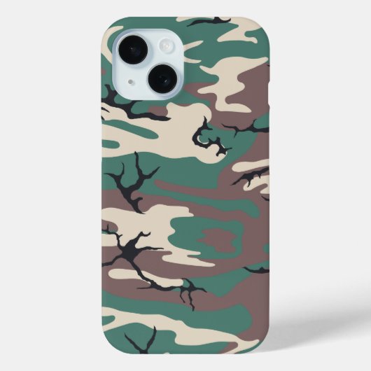 Woodland-Camouflage Telefoncase Case-Mate iPhone Hülle (Rückseite)