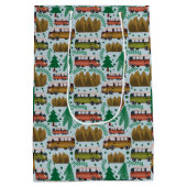 Woodland Camper Blue Mittlere Geschenktüte (Rückseite)