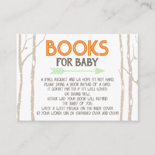 Woodland Camper Bücher für Einladungen für Säuglin