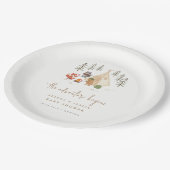 Woodland Camping Das Abenteuer beginnt mit der Kin Pappteller (Schrägansicht)