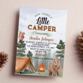 Woodland Camping Mountain Babydusche Einladung