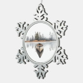 Woodland Canoe  Holiday Ornament (Rechts)